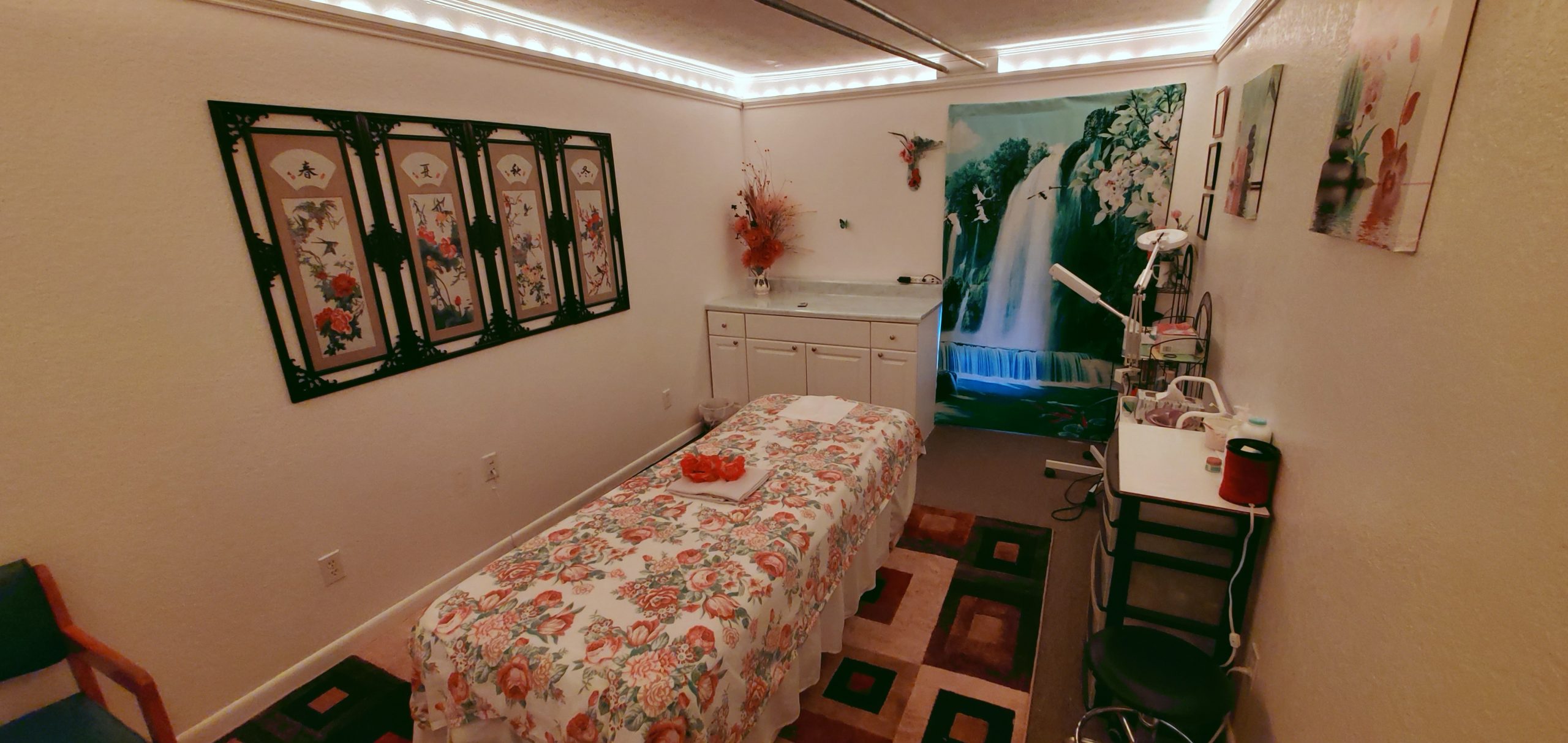 Private massage room at Milton Massage